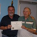 Mayor Washington and Shoreacres' Citizen of the Year Patrick Stanton, Shoreacres, TX
