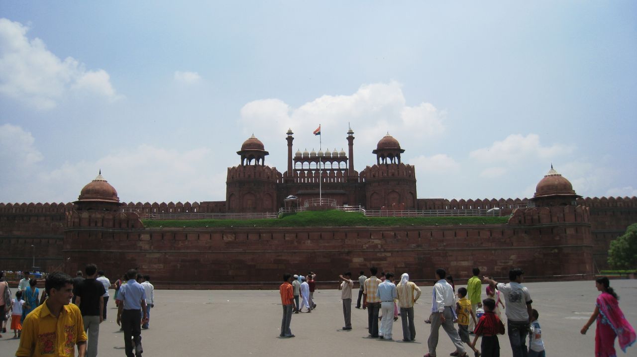 The Lahori Gate is one of the two main entrances to Delhi's Red Fort.