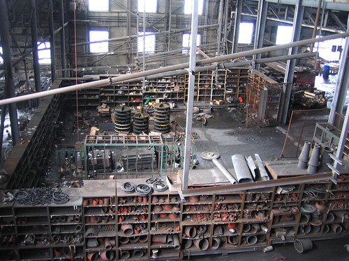 Massive parts storage area
