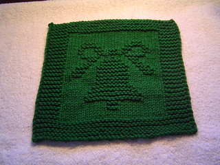 Ravelry: Christmas Bell Knitted Dishcloth 2004 pattern by ...