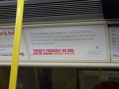 Atheist Campaign on Tube Train