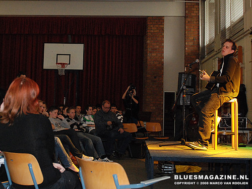 Joe Bonamassa - Blues in the Schools program (4 December 2008 Winterswijk, Netherlands)