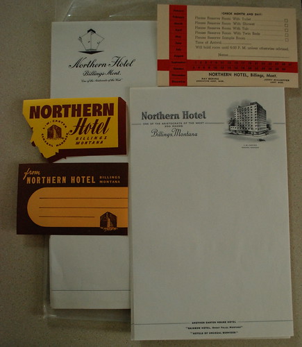 Northern Hotel stationery
