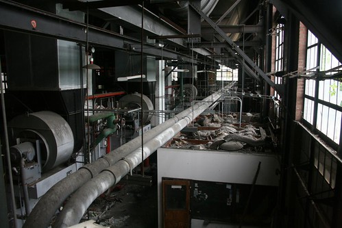 Inside of a power plant