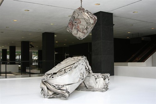 Avant garde debris sculpture