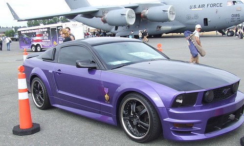 Dark purple ford mustang #6