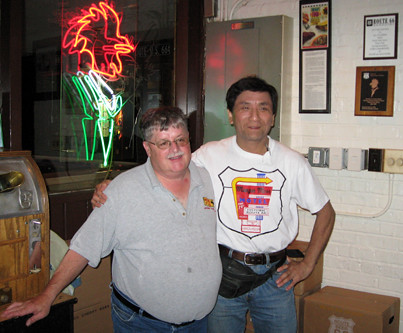 Jeff Meyer with Hanamura.