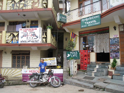 Tibetan restaurant in McLeod Ganj, India