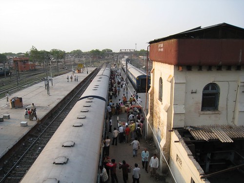 Indian train station