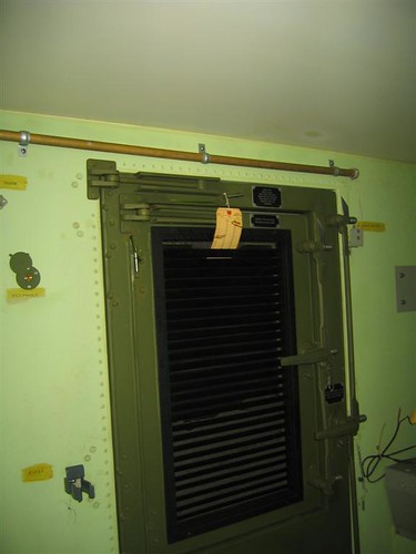 Inside the equipment shelter