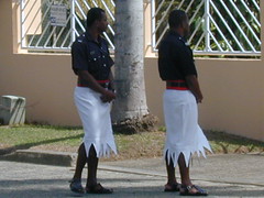 Fijian policemen