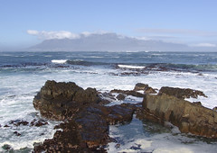 Table mountain from Robben island