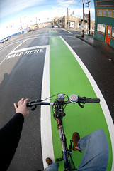 Colored bike box and lane SE Hawth. 7th -10.jpg