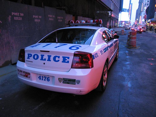NYPD Dodge Charger 4176 reverse