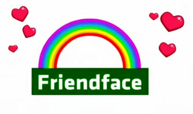Friendface rainbow