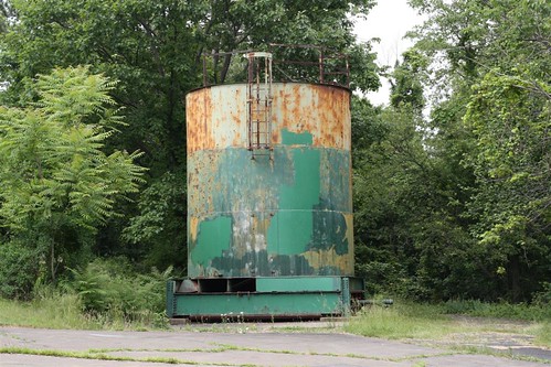 Empty tank on Northern side of property