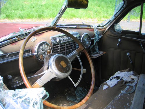 Gangster car front seat