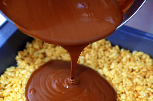 peanut butter and chocolate rice