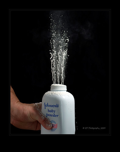 Don't Squeeze The Baby Powder. by ICT_photo