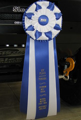 Blue ribbon from National Western Stock Show.