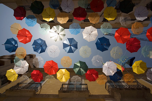Raining Umbrellas