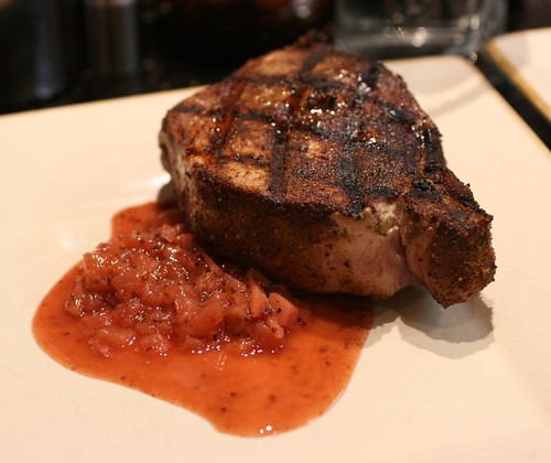 Morrocan Chops with pluot sauce