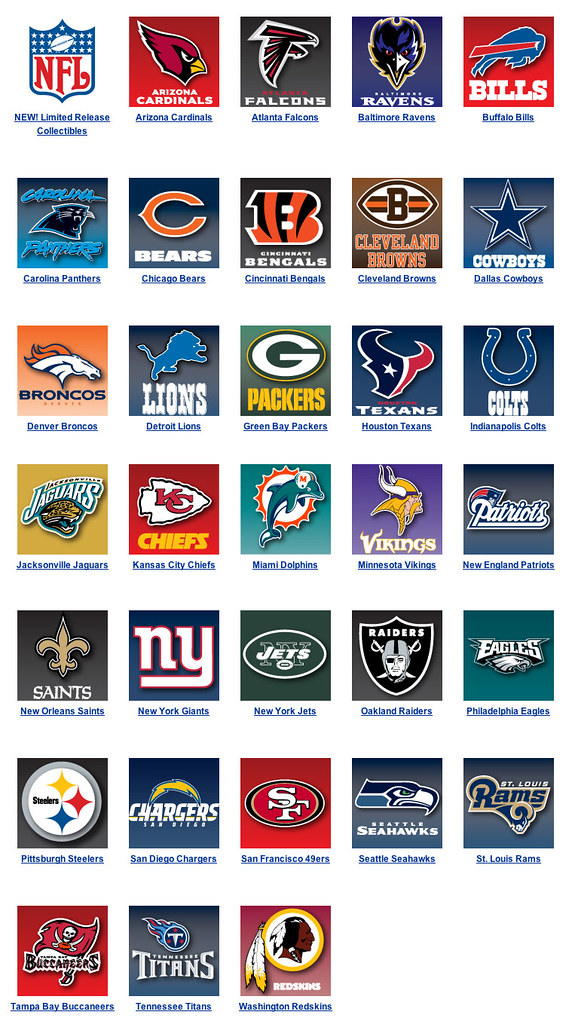 Current NFL Logos Nfl Football Logos, Nfl Logo, Nfl Teams Logos vlr