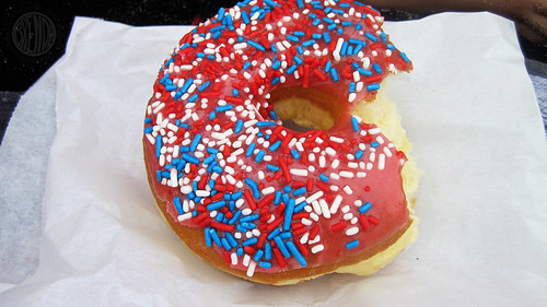 patriotic doughnut