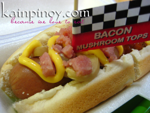 Jolly Hotdog Bacon Mushroom Tops