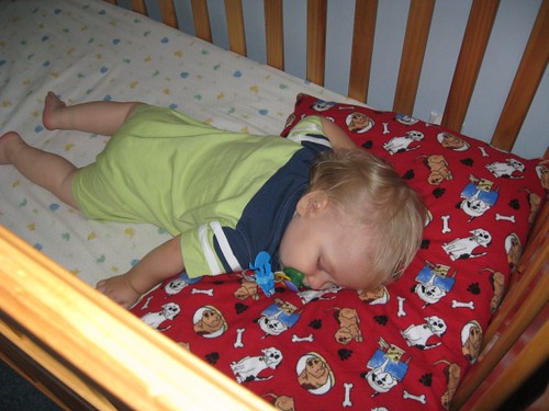 Wahoo - nap time in crib