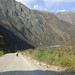 Nancy on Huancayo to Ayacucho road on Rio Mantaro