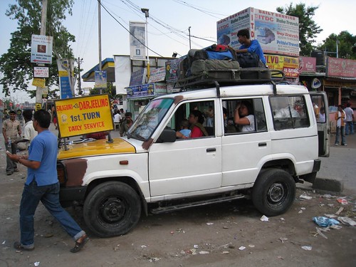 Share jeep to Darjeeling