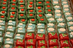 tray of petit fours