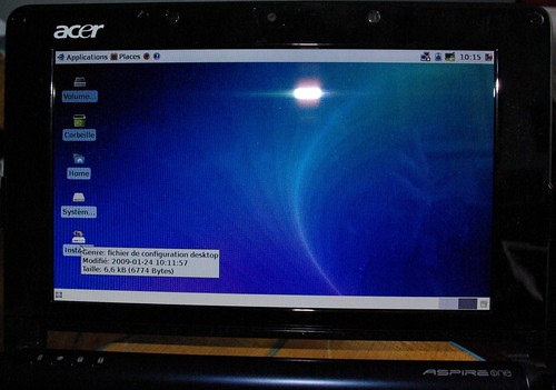 Installation de Xubuntu sur un Acer Aspire One