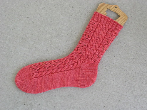 Lacy Cable Socks
