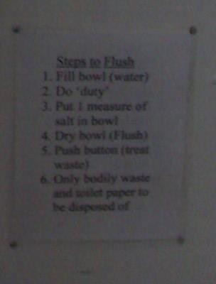 Steps to Flush