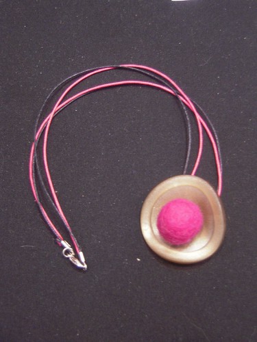 Vintage Button Necklace 