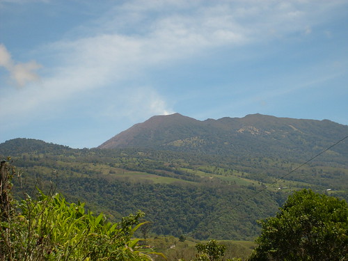 Turrialba Volcano blowing smoke.....