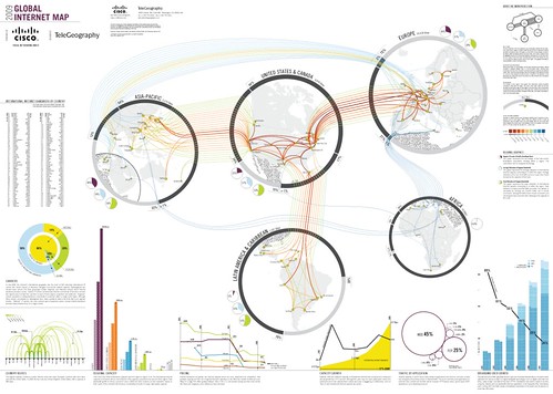 Global internet map’09 by RÃ©gis Gaidot, on Flickr