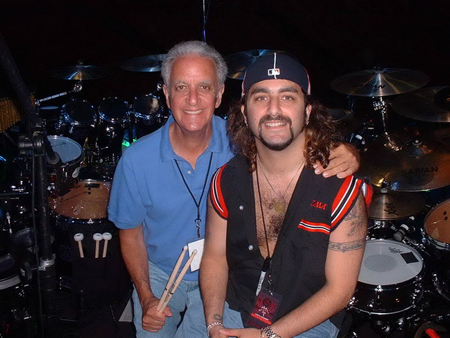 Foto von Mike Portnoy  & sein  Vater  Howard Portnoy