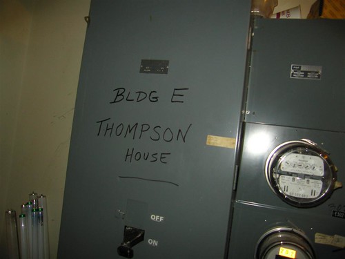 Thompson house electric main switch