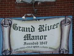 Grand River Manor - good food cold beer and lousy service - ashtabula, oh
