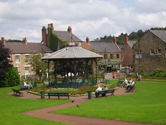 the park at Beamish, with bandstand (flickr)