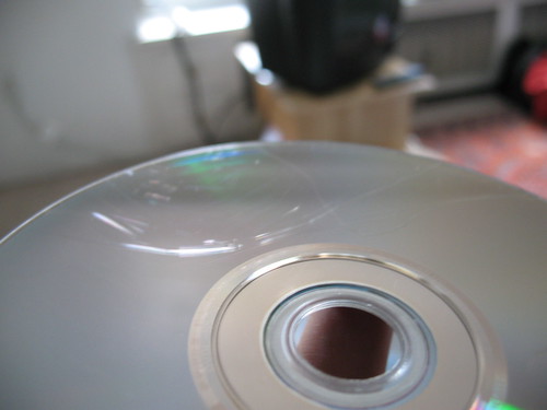 Scratched DVD
