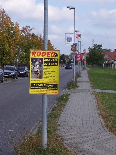 Wahlplakate in der Gartenstraße
