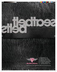 Buckledown Seatbelt Belt Catalog - Back Cover
