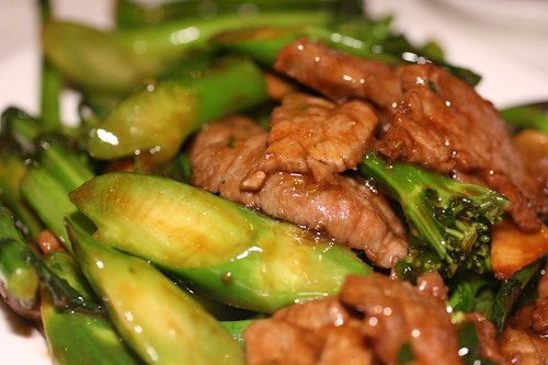 beef and chinese broccoli