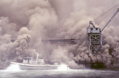 L.A. Harbor Warf Fire December 1967
