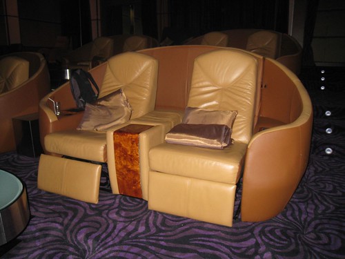 Just 24 leather recliners in the whole theater