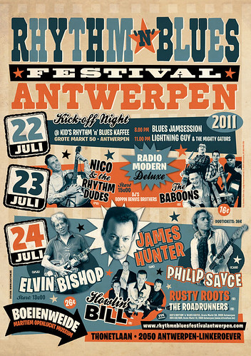 Rhythm 'n' Blues Festival Antwerpen - 22, 23, 24 juli 2011